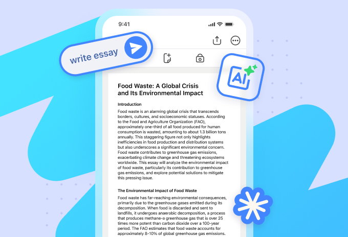 create ai essay in forma in a few clicks